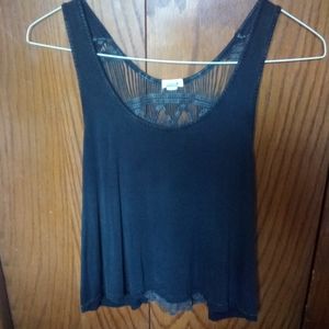 GARAGE Faded Black Tank Top